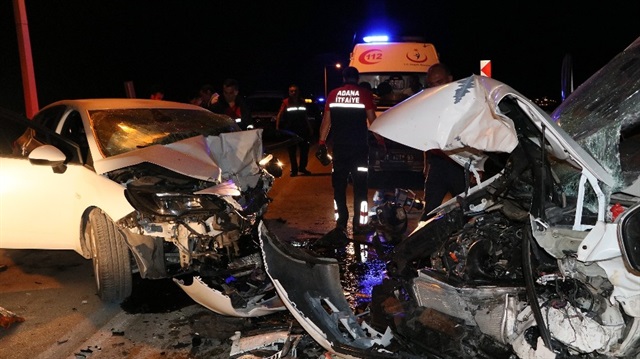 Adana'da trafik kazası: 4 yaralı