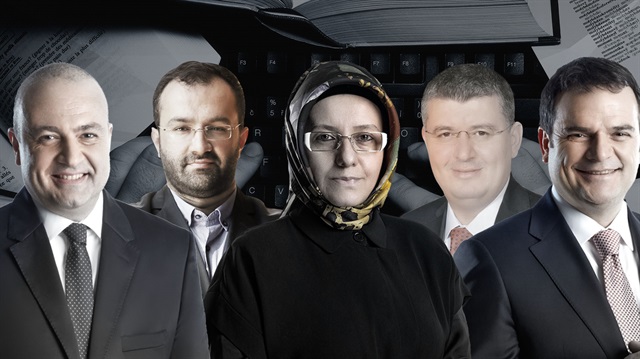 Nedret Ersanel, Taha Kılınç, Fatma Barbarasoğlu, Mehmet Acet, Kemal Öztürk.