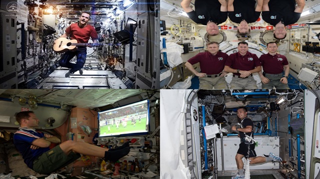 Uzayın aslında çok eğlenceli bir yer olduğunu gösteren fotoğraflar