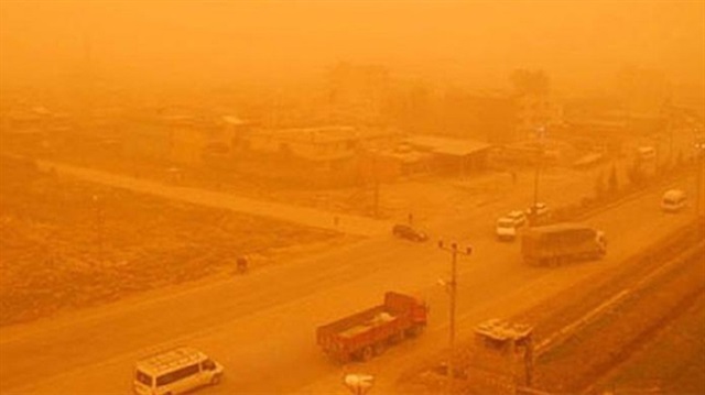 Mardin'de toz taşınımı-Mardin hava durumu 