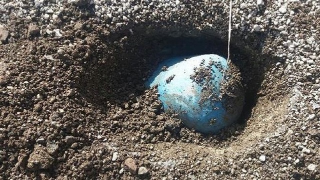 Nusaybin'de bulunan el yapımı patlayıcı, kontrollü bir şekilde imha edildi.