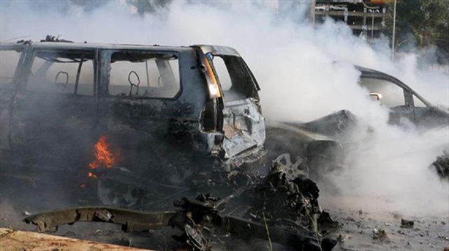 A car bomb exploded outside a mosque on the outskirts of Benghazi.
