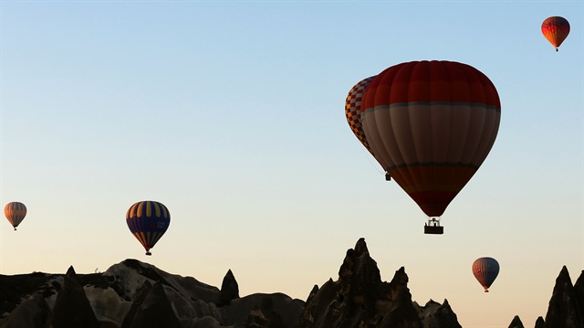 Kapadokya'da balon turları

