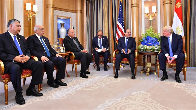 Mısır Cumhurbaşkanı Sisi ve Donald Trump