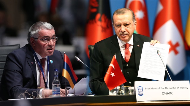 Cumhurbaşkanı Erdoğan, Ermenistan temsilcisinin Karabağ ile ilgili sözlerine tepki gösterdi.