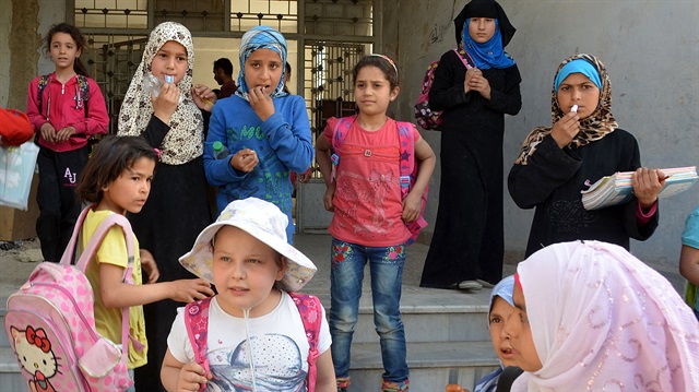 مدارس الباب السورية تفتح أبوابها بدعم تركي