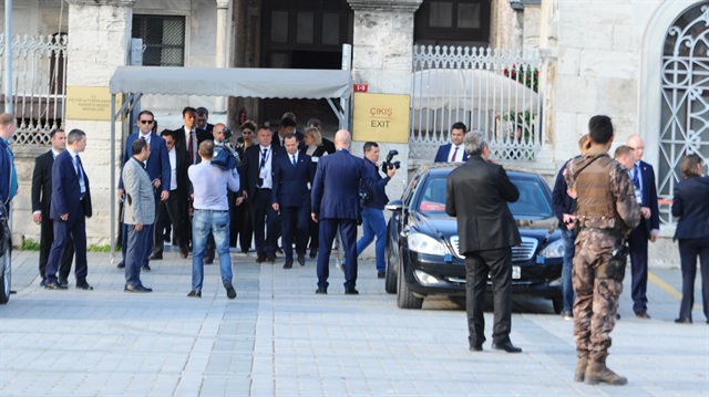 Dmitri Medvedev'in Ayasofya ve Sultanahmed Camisi ziyareti sırasında güvenlik önlemleri alındı.