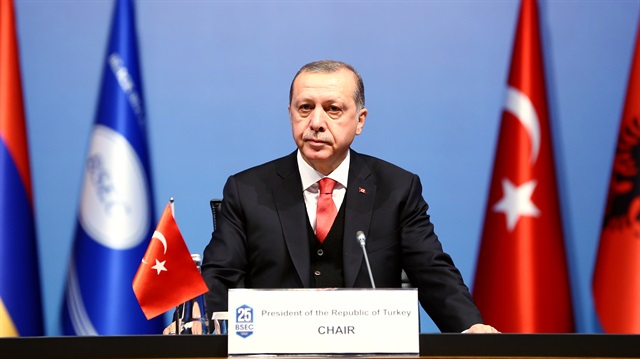 Cumhurbaşkanı Recep Tayyip Erdoğan 'Karadeniz Ekonomik İşbirliği Teşkilatının (KEİ) 25. Kuruluş Yıldönümü Zirvesi'nde konuştu.