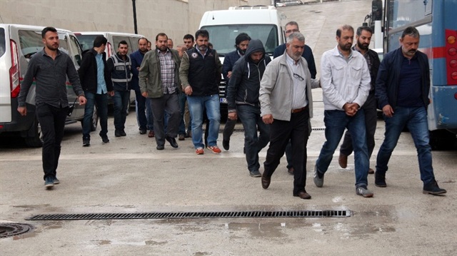 Elazığ'daki FETÖ operasyonunda 8 şüpheli adliyeye sevk edildi.