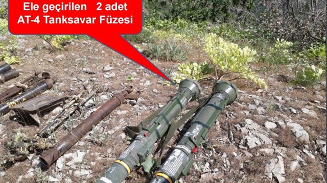 Şırnak Uludere'de terör operasyonu: Füze ve havan mühimmatı ele geçirildi
