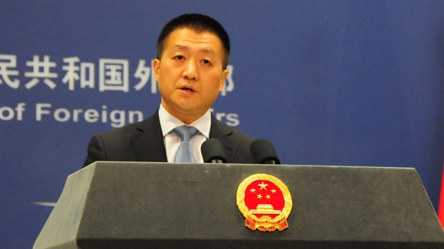 Çin Dışişleri Bakanı sözcüsü Lu Kang. 