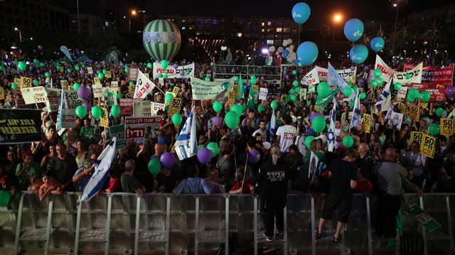 Tel Aviv'de gösteri
