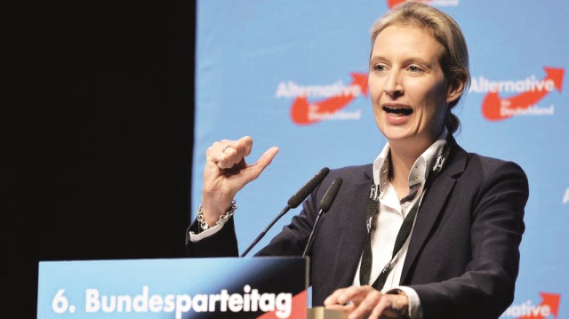 Alternatif (AfD) partisinin başbakan adayı Alice Weidel