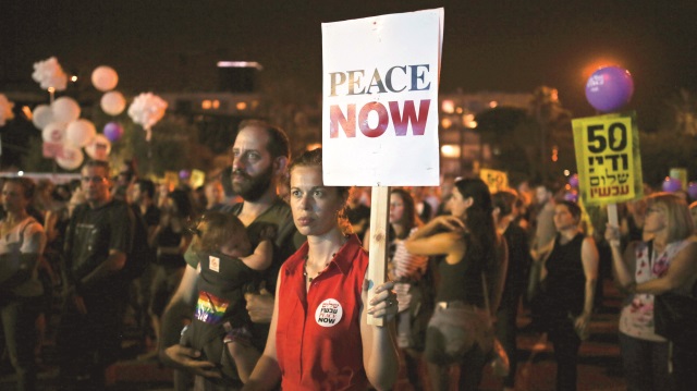 ​Tel Aviv’de işgal protestosu