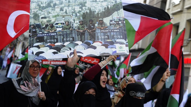 Mavi Marmara'nın 7.yılında 'Özgür Kudüs Yürüyüşü'