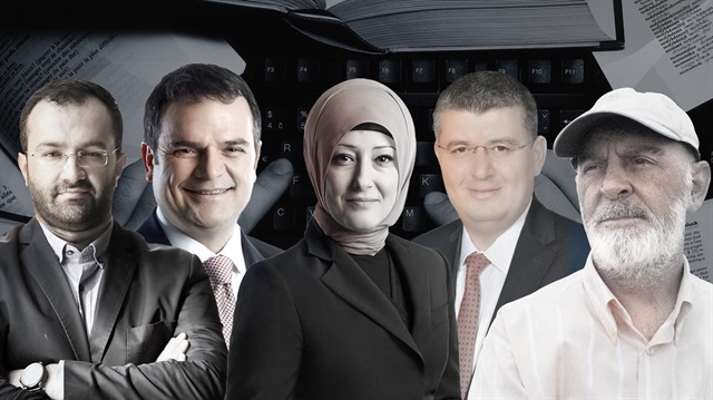 Taha Kılınç, Kemal Öztürk, Özlem Albayrak, Mehmet Acet ve Mustafa Kutlu.