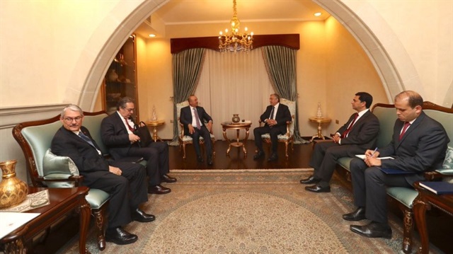 Cumhurbaşkanı Akıncı, Dışişleri Bakanı Çavuşoğlu’nu kabul etti