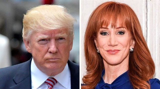 ABD Başkanı Donald Trump'ın kesik baş maketini paylaşan komedyen Kathy Griffin CNN'den kovuldu.