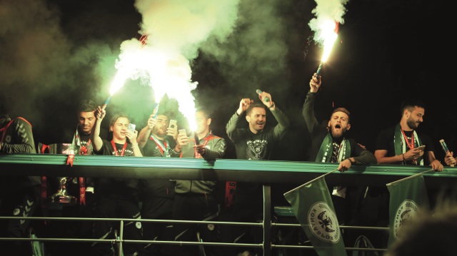 Konyaspor'da kupa coşkusu