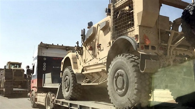 US arm shipment to the terror YPG organization in Syria