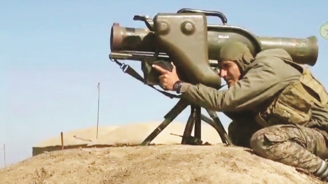 Suriye PKK'sının elinde çok sayıda Milan antitank silahı mevcut. Alman yapımı silahı teröristler, Fırat Kalkanı Harekâtı'nı icra eden Türk tanklarına karşı da kullandı.