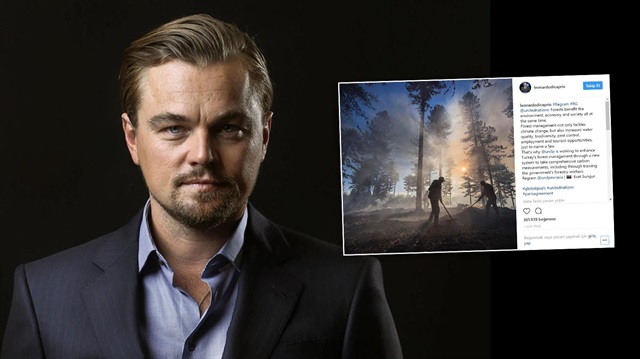 Leonardo DiCaprio resmi Instagram sayfasında Manisa'nın Demirci ormanından bir görüntü paylaştı. 
