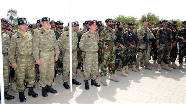 Archive: Turkish and Pakistani soldiers made a joint military maneuver.