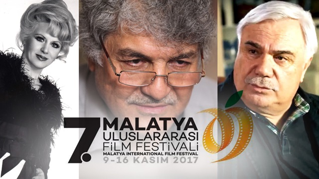 9-16 Kasım 2017 tarihleri arasında 7.’si düzenlenecek Malatya Uluslararası Film Festivali’nin “Onur Ödülleri” sinemamıza büyük emek vermiş, birbirinden değerli üç ustaya takdim ediliyor.