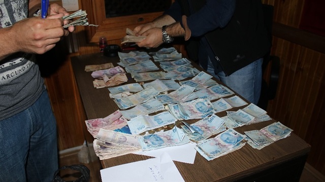 Dilencinin üzerinden 28 bin bankadan 450 bin lirası çıktı