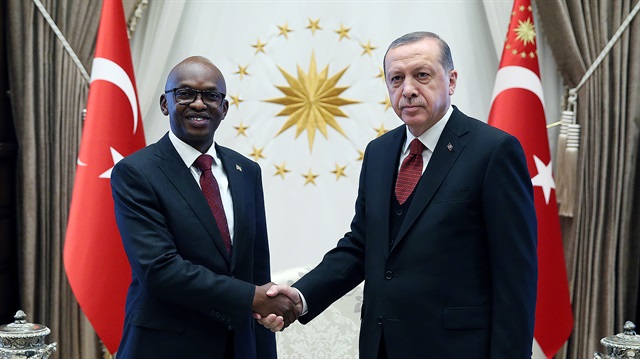 Cumhurbaşkanı Erdoğan, Burundi Dışişler Bakanı Nyamitwe'yi kabul etti