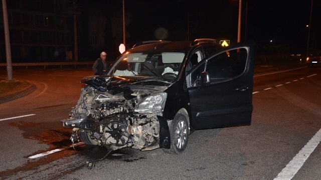 Ünye’de trafik kazası: 4 yaralı