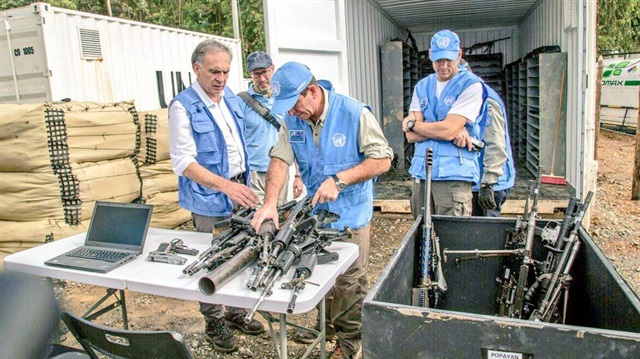 FARC, silahlarının yüzde 30'unu daha teslim etti

