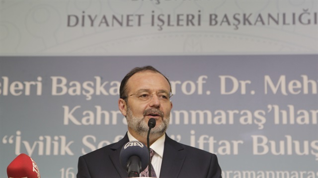 Diyanet İşleri Başkanı Mehmet Görmez, Kahramanmaraş'ta