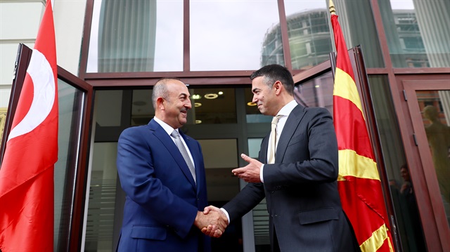 Dışişleri Bakanı Çavuşoğlu Makedonya'da