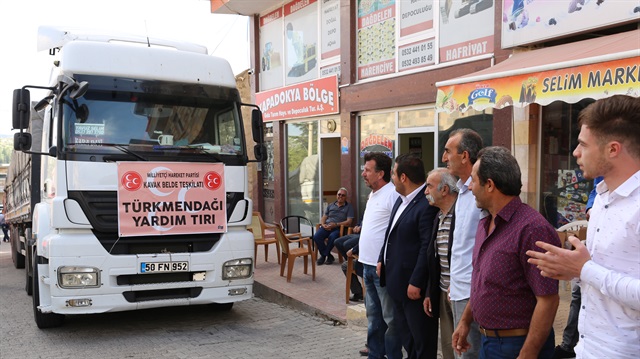 Nevşehir'den Suriye Türkmenlerine yardım

