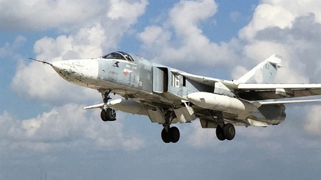 Suriye rejimine ait savaş uçağı