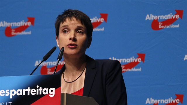 Almanya için Alternatif (AfD) Partisi'nin Genel Başkanı Frauke Petry
