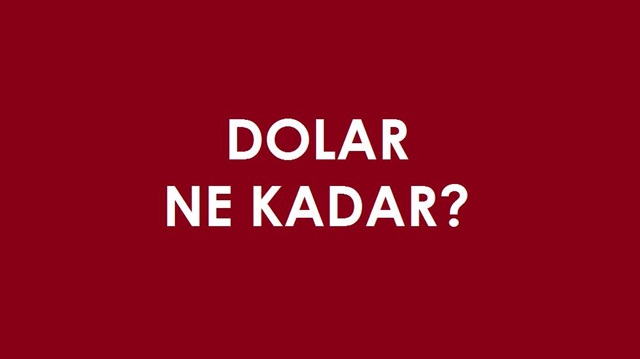 Dolar ne kadar? 