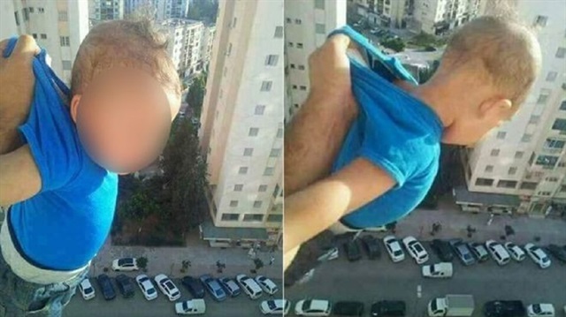 Cezayir’de beğeni için bebeğini camdan sallandıran babaya 2 yıl hapis