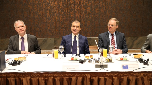 AB Bakanı Ömer Çelik, AB Delegasyonu üyeleri ve AB ülkeleri büyükelçileri ile bir araya geldi