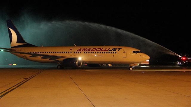 ​AnadoluJet'in Erzincan-İstanbul uçuşları başladı.