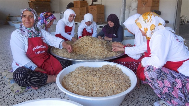 Çorbalık ve çerezlik tarhananın ihracatına başlandı.