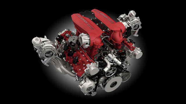 Ferrari'nin 3.9-litrelik biturbo V8 motoru yılın motoru unvanını kazandıç