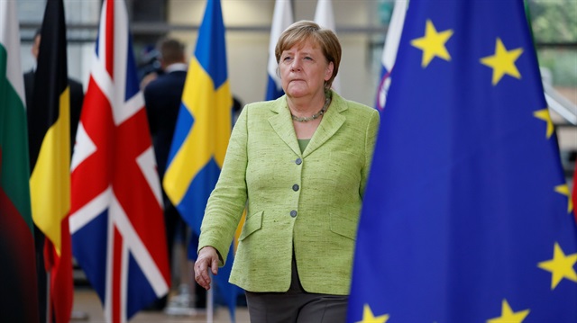 German Chancellor Angela Merkel arrives at the EU summit in Brussels, Belgium, June 22, 2017.