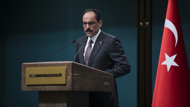 Turkish presidential spokesman İbrahim Kalın