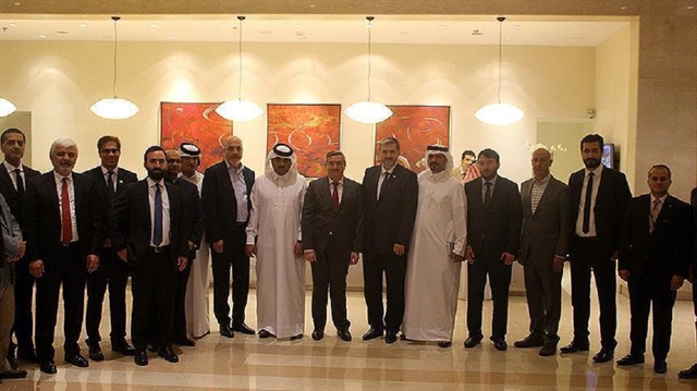 A delegation from Turkey’s Independent Industrialists' and Businessmen's Association (MUSIAD) met with two prominent Qatari businessmen in the presence of Turkish Ambassador to Qatar Fikret Ozer.