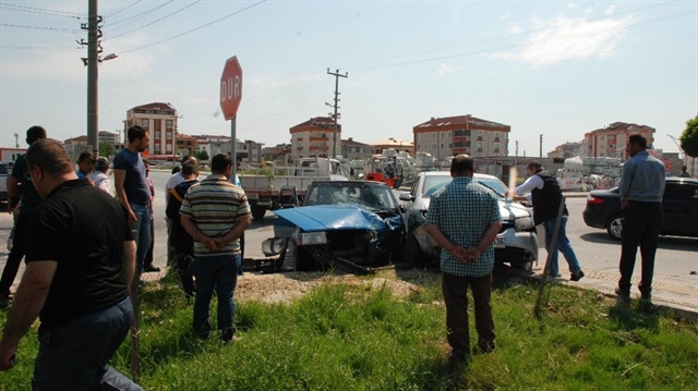 Tekirdağ’da trafik kazası: 1 yaralı!