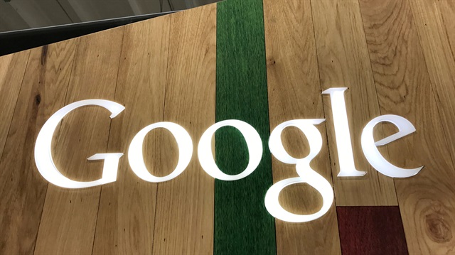 FILE PHOTO: A Google logo is seen in a store in Los Angeles, California, U.S.