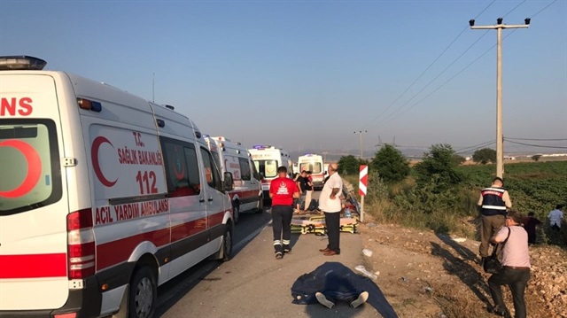 Balıkesir’de otobüs kazası: 1 ölü 40'dan fazla yaralı