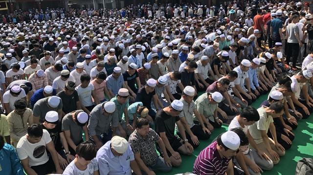 Eid prayers in China